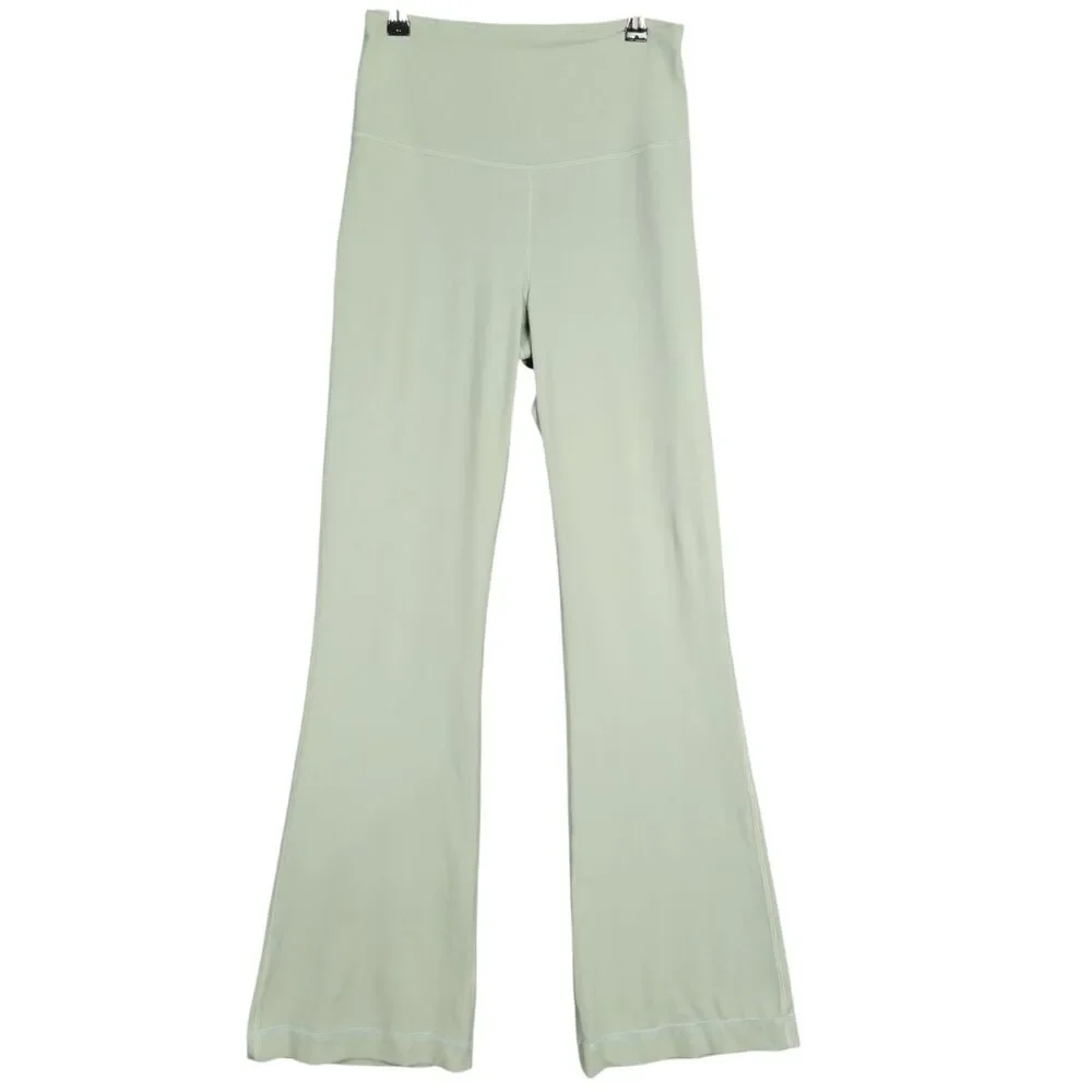 LULULEMON LW5EZ9S Green Groove Nulu High-Rise Flared Pant Yoga Legging SIZE 8